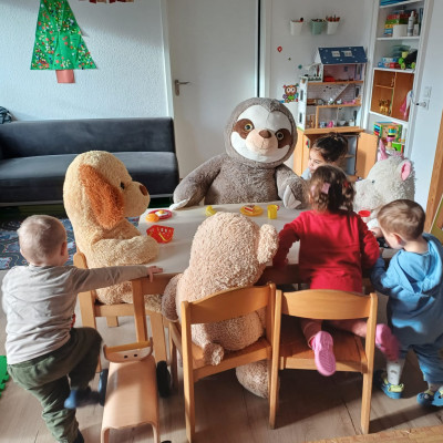 kaffeeklatsch mit unseren großen, kuscheligen Freunden